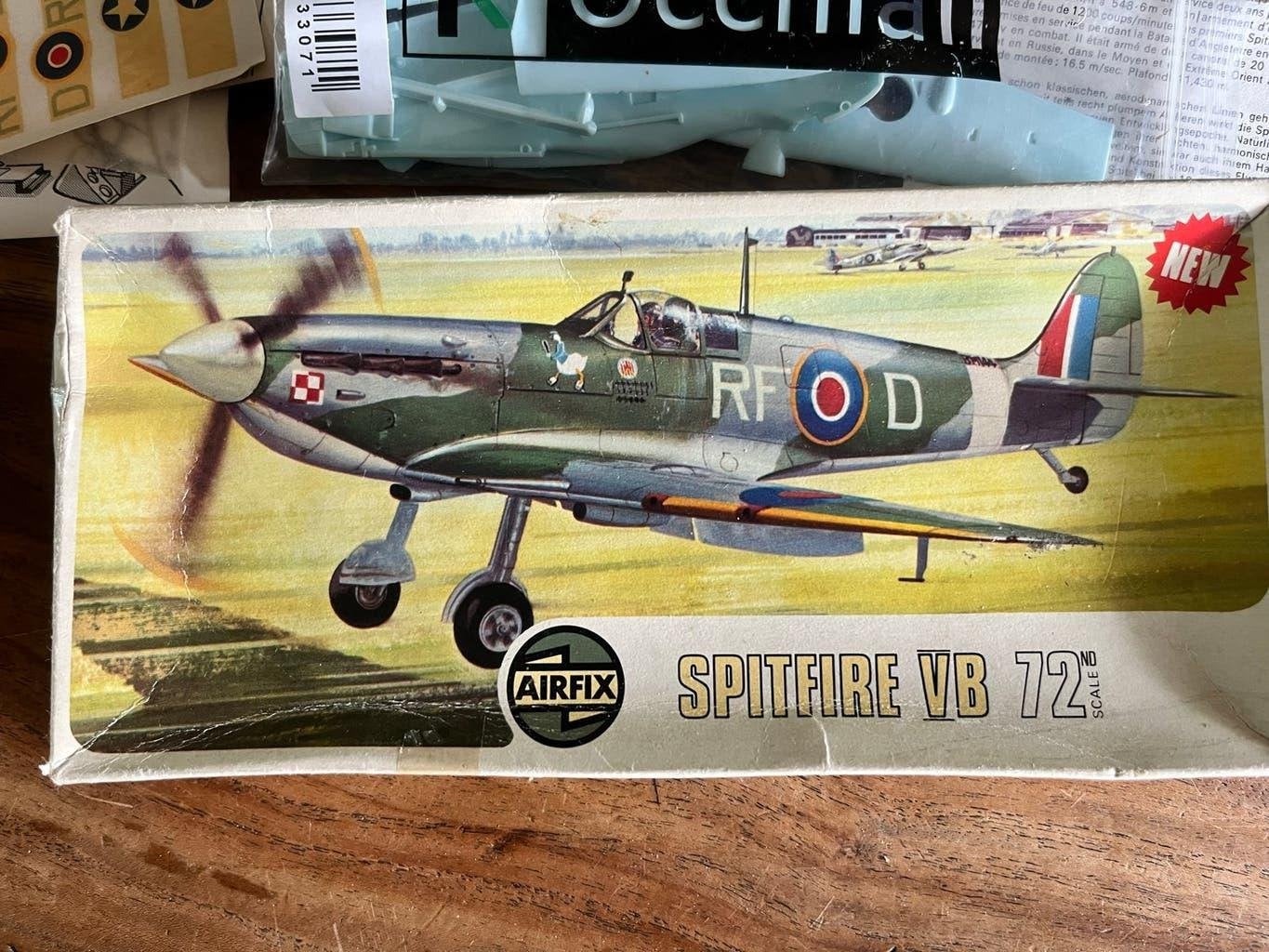 Airfix Spitfire VB 72 Modelbouwkit - Nieuw in doos, Overige merken, 1:72 tot 1:144, Nieuw, Ophalen of Verzenden