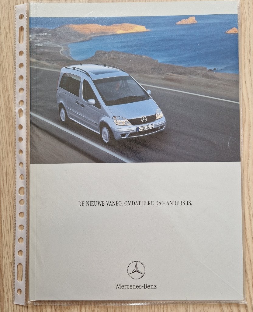 Folder Mercedes Vaneo, Ophalen of Verzenden, Zo goed als nieuw, Mercedes