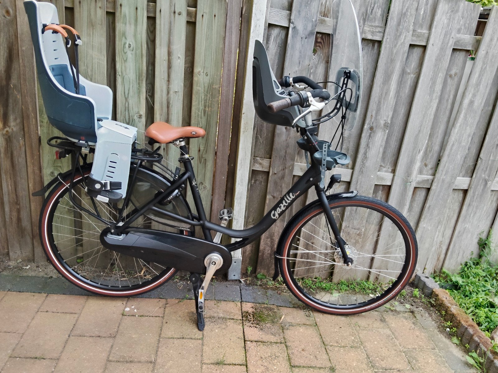 Zo goed als nieuw Gazelle Bloom moederfiets, Fietsen en Brommers, 2 zitjes, 53 tot 56 cm, Ophalen of Verzenden, Zo goed als nieuw