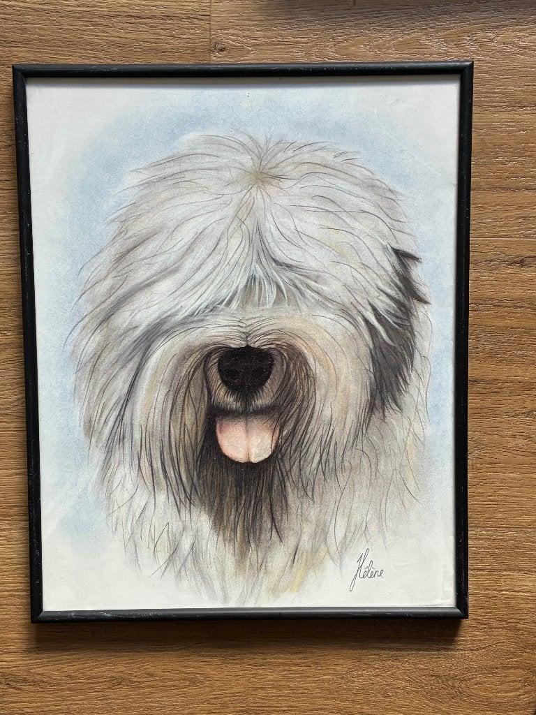 lijst met afbeelding, Ophalen of Verzenden, Fotolijst, Zwart, Met afbeelding