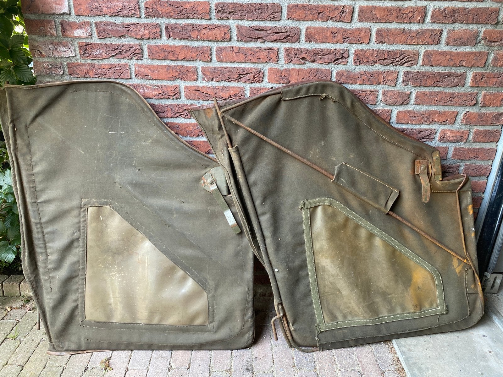 Nekaf/Laro canvas winter deurenset, Verzamelen, Militaria | Tweede Wereldoorlog, Ophalen, Nederland