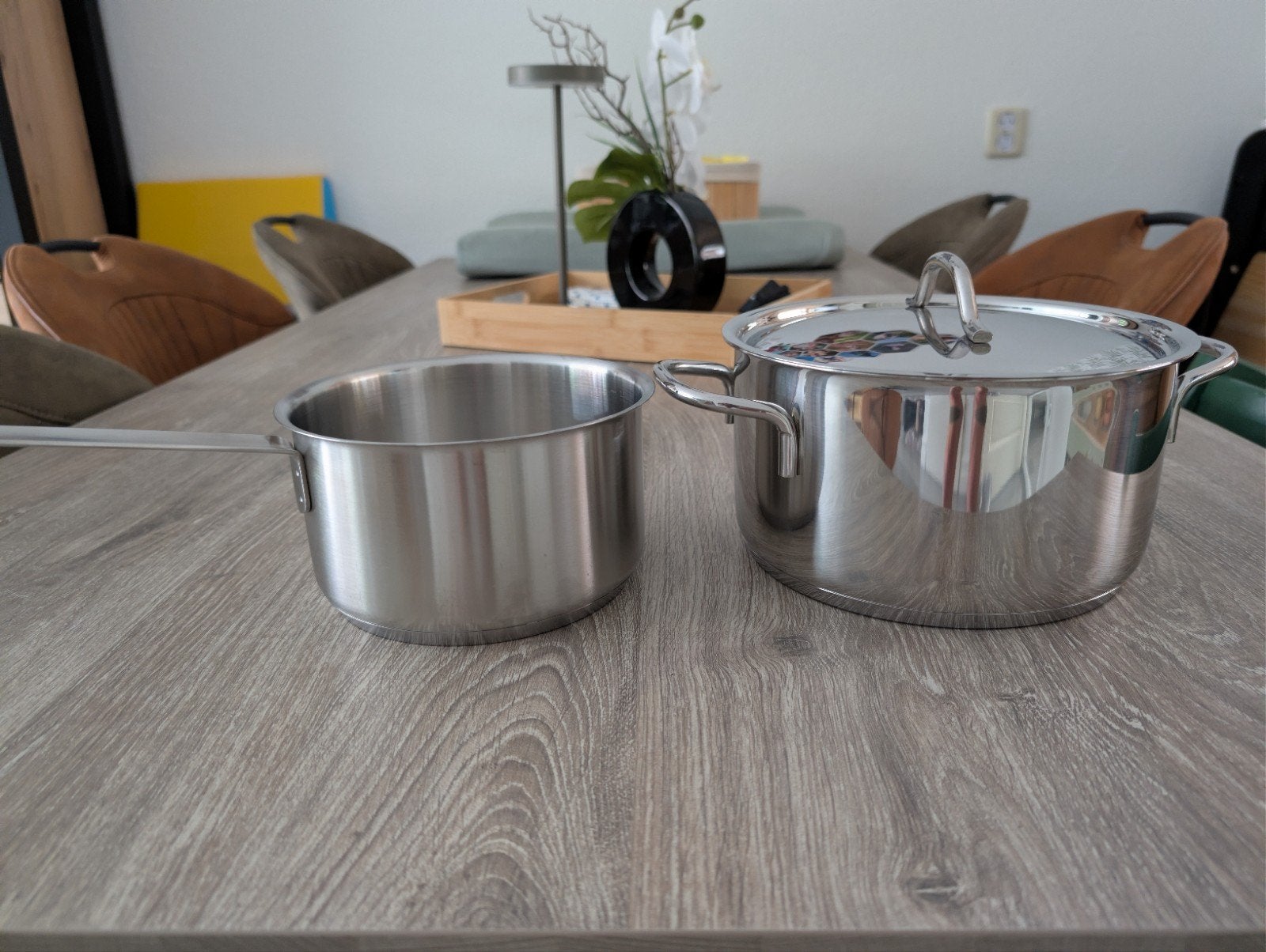 BK pannen, Huis en Inrichting, Keuken | Potten en Pannen, Met deksel, BK, Pannenset, Ophalen of Verzenden