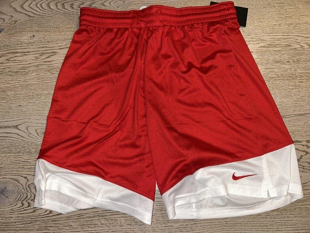 Nike Dri-FIT Basketbal Shorts Rood/Wit - Nieuw met kaartjes, Kleding | Heren, Broeken en Pantalons, Nike Inc., Nike, Nieuw, Overige maten