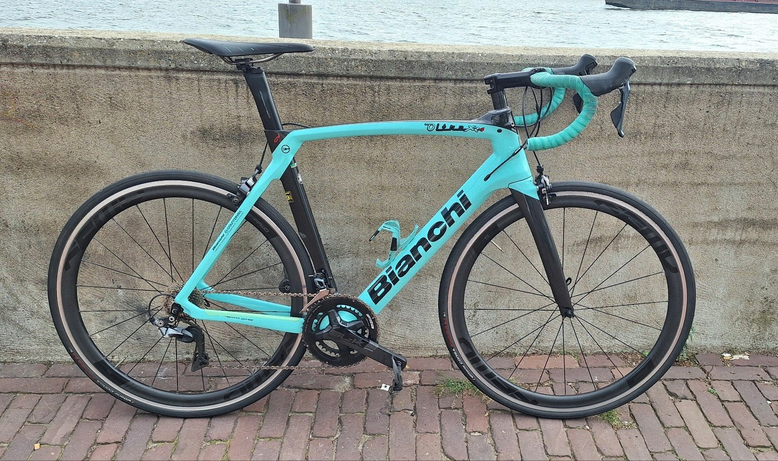 Bianchi oltre xr4 Maat 59, 28 inch, Gebruikt, Velgrem, 57 tot 61 cm