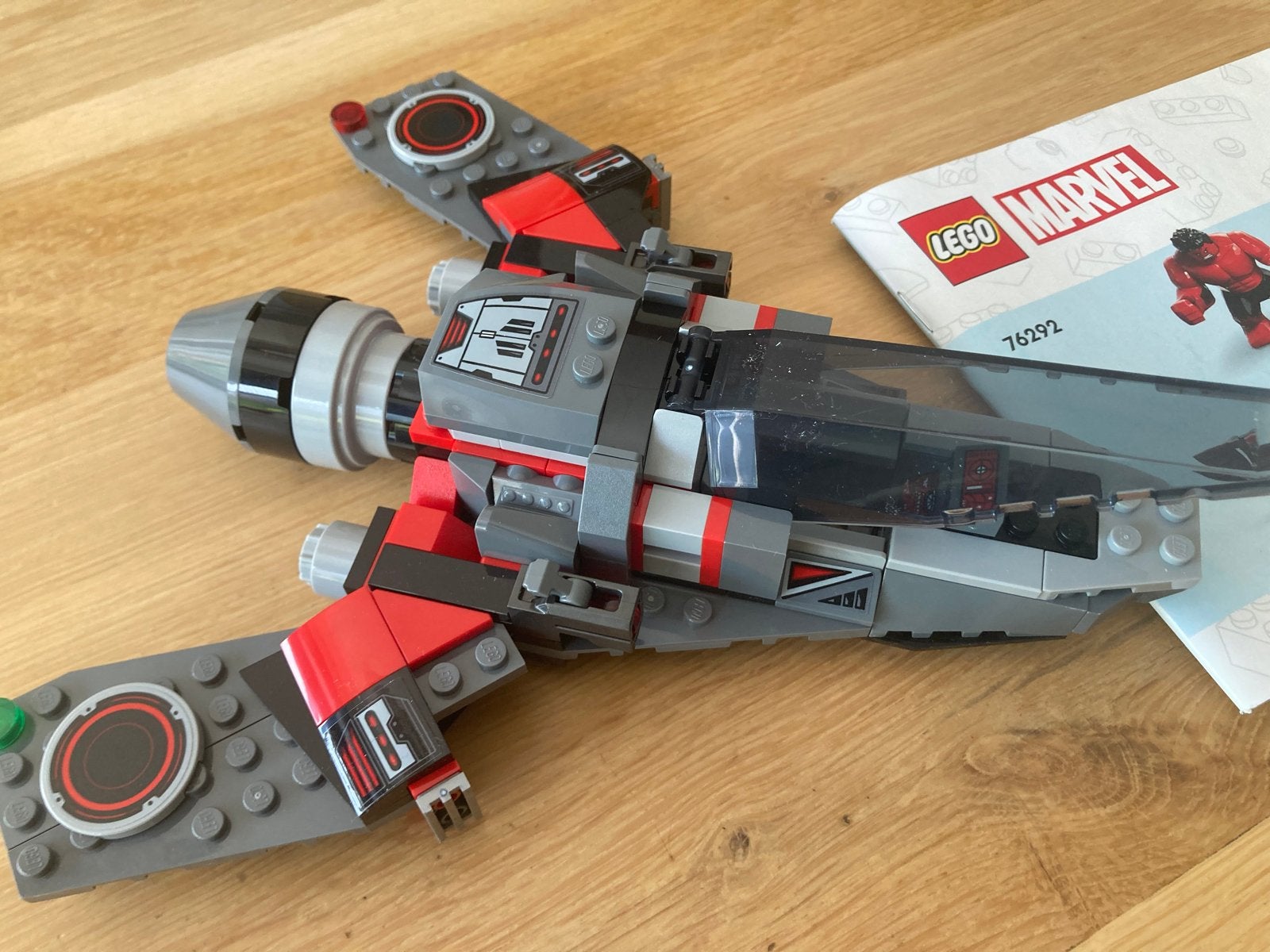 LEGO Marvel 76292 De Quinjet van de Avengers (zonder minifig, Marvel, Lego, Ophalen of Verzenden, Zo goed als nieuw