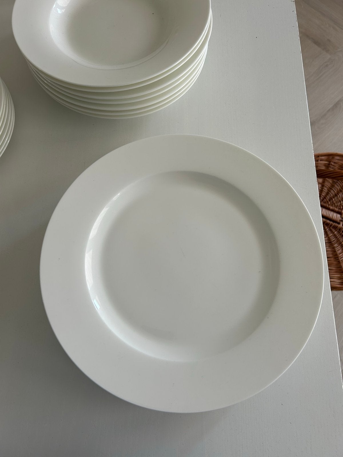 Witte borden en diepe borden - Cashmere by Maxwell & William, Overige merken, Ophalen of Verzenden, Zo goed als nieuw, Bord(en)