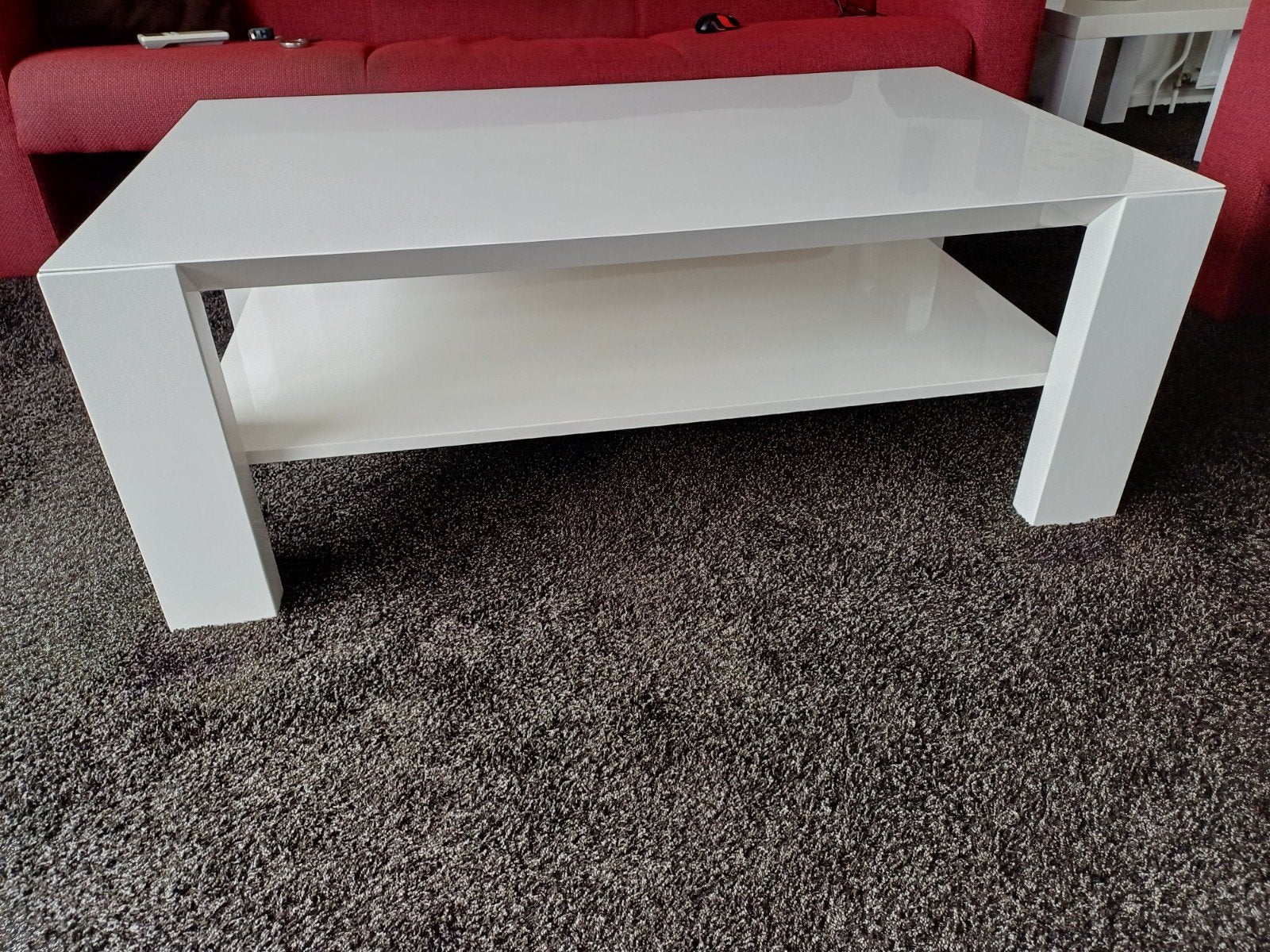 MDF salontafel, Huis en Inrichting, Ophalen, 100 tot 150 cm, 50 tot 100 cm, Zo goed als nieuw