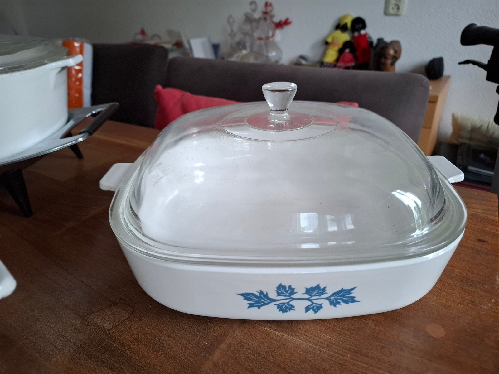 CORNINGWARE PANNEN MET KORENBLOEM MOTIEF, Ophalen of Verzenden