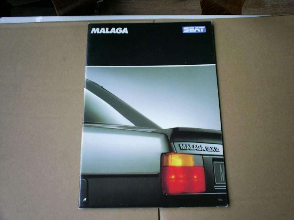 Seat Malaga 1989 20 pag., Verzenden, Zo goed als nieuw, Overige merken