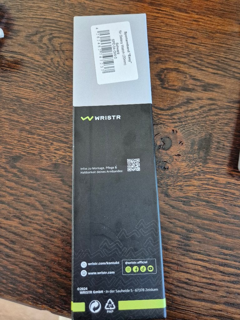 Samsung horlogebandje 20mm, Overige merken, Zwart, Nieuw, Ophalen of Verzenden