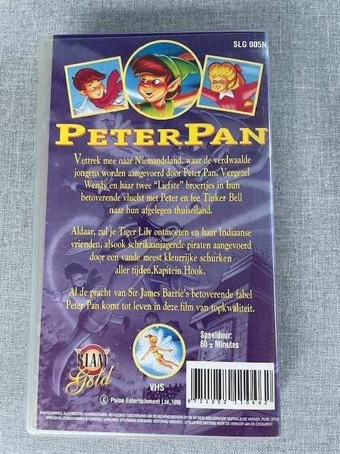 Videoband Peter Pan , Cd's en Dvd's, Gebruikt, Alle leeftijden, Kinderprogramma of -film, VHS