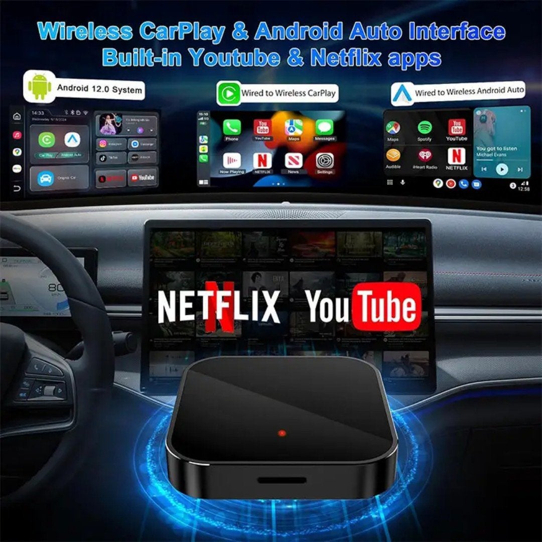 10x CarPlay & Android Auto Box voor Netflix/YouTube, Auto diversen, Auto-accessoires, Nieuw, Ophalen of Verzenden