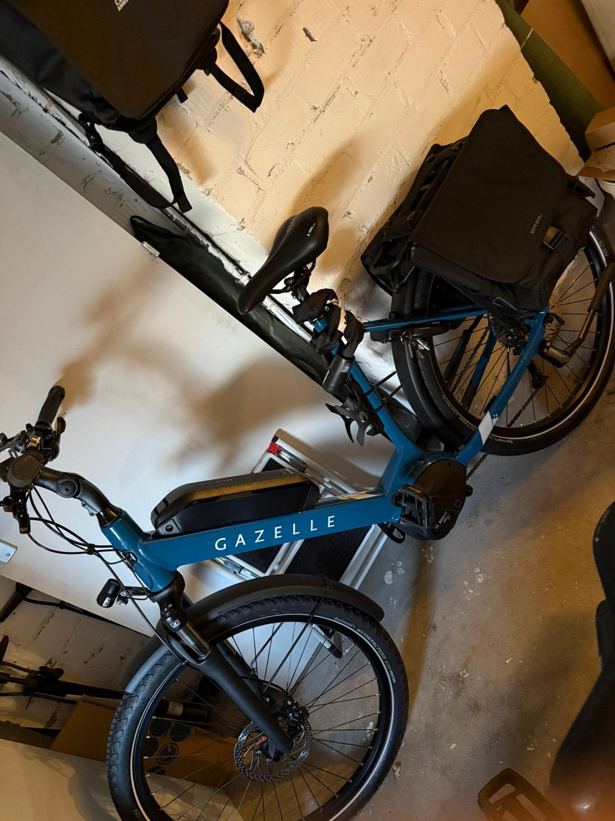 Electrische Gazelle fiets, Ophalen, 20 inch of meer, Versnellingen, Zo goed als nieuw