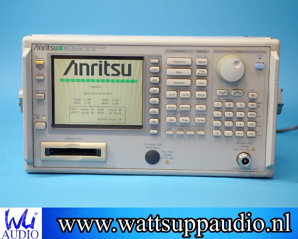 ANRITSU MS2661C Spectrum Analyzer 9K - 3GHZ, Gebruikt, ., Elektriciteit, Ophalen of Verzenden