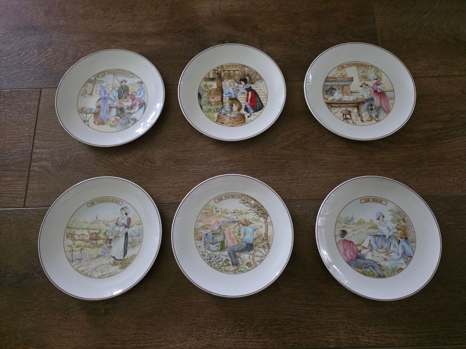 6 Pillivuyt porseleinen borden, Ophalen