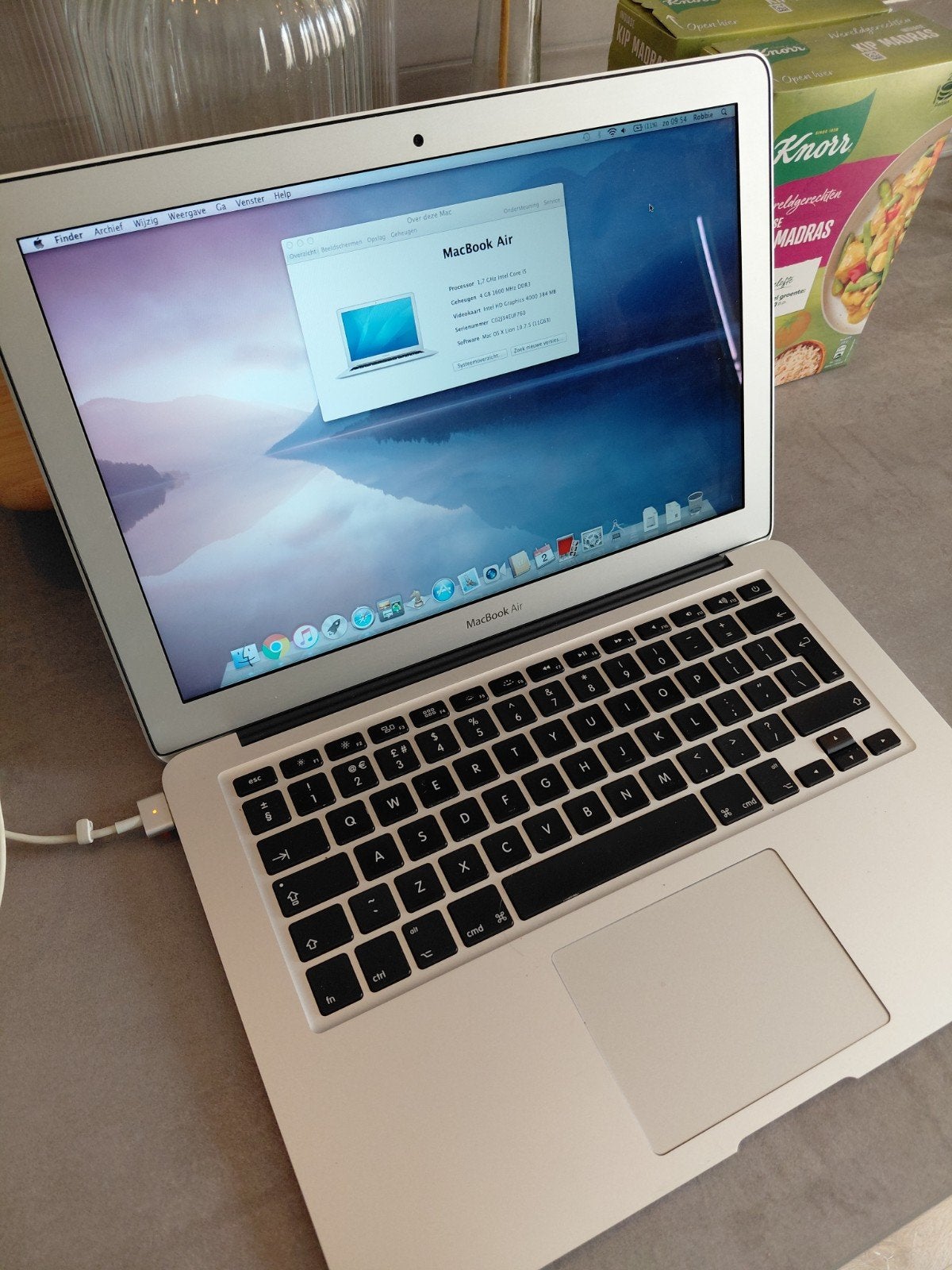 MacBook Air 2012 i5 1.7 GHz 4GB RAM, Computers en Software, Apple Macbooks, Ophalen, Gebruikt, Qwerty, 13 inch