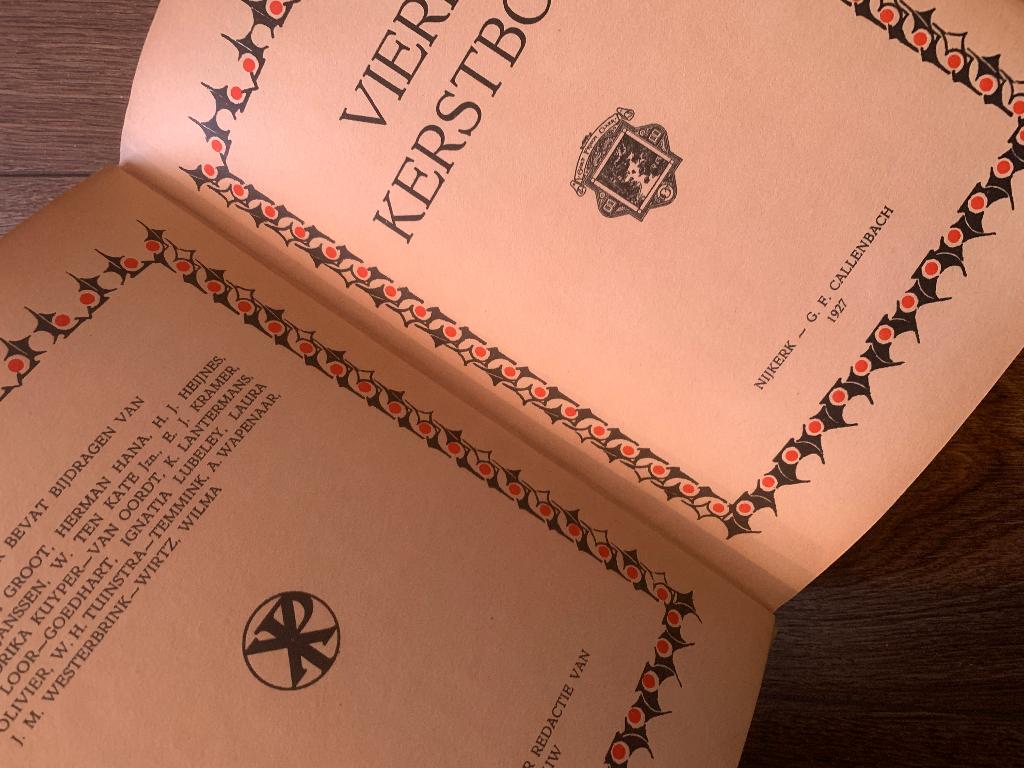 Boek Vierde Kerstboek Kerst 1927 - G.F. Callenbach Uitgever, Diversen, Kerst, Ophalen of Verzenden, Gebruikt
