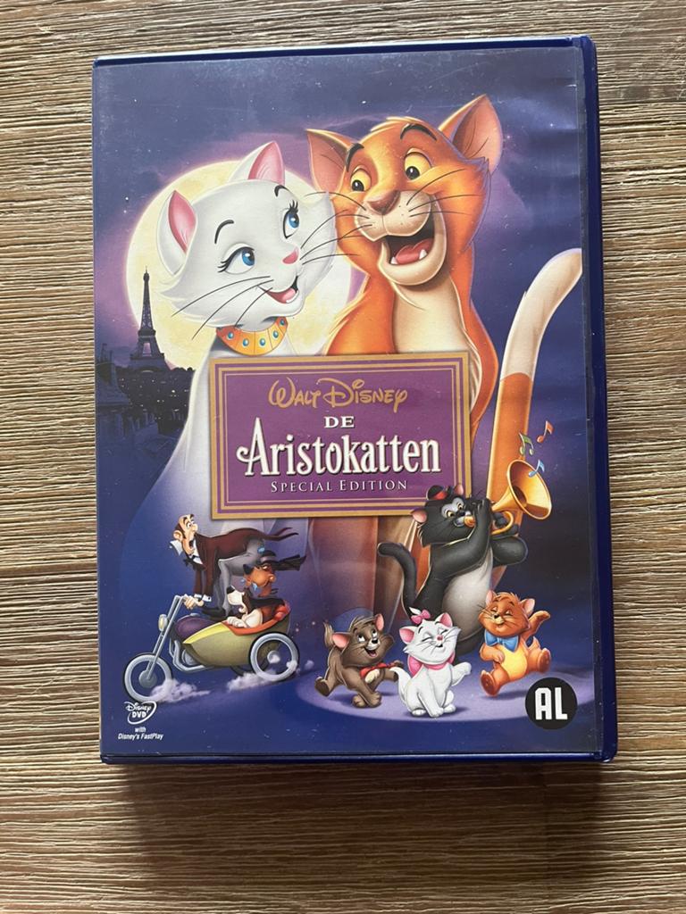Disney : De Aristokatten, Alle leeftijden, Ophalen of Verzenden, Zo goed als nieuw, Tekenfilm