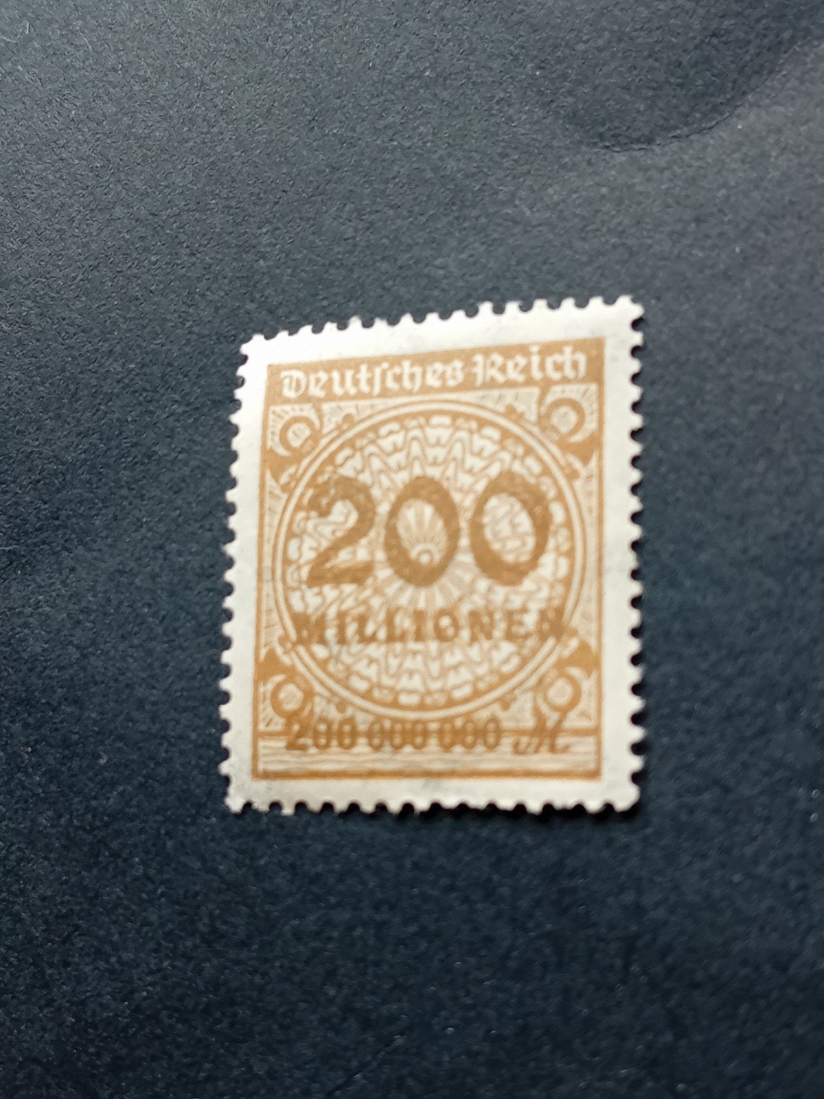 Duits Rijk 200 Miljoen Mark Postzegel, Ophalen of Verzenden, Duitse Keizerrijk, Gestempeld