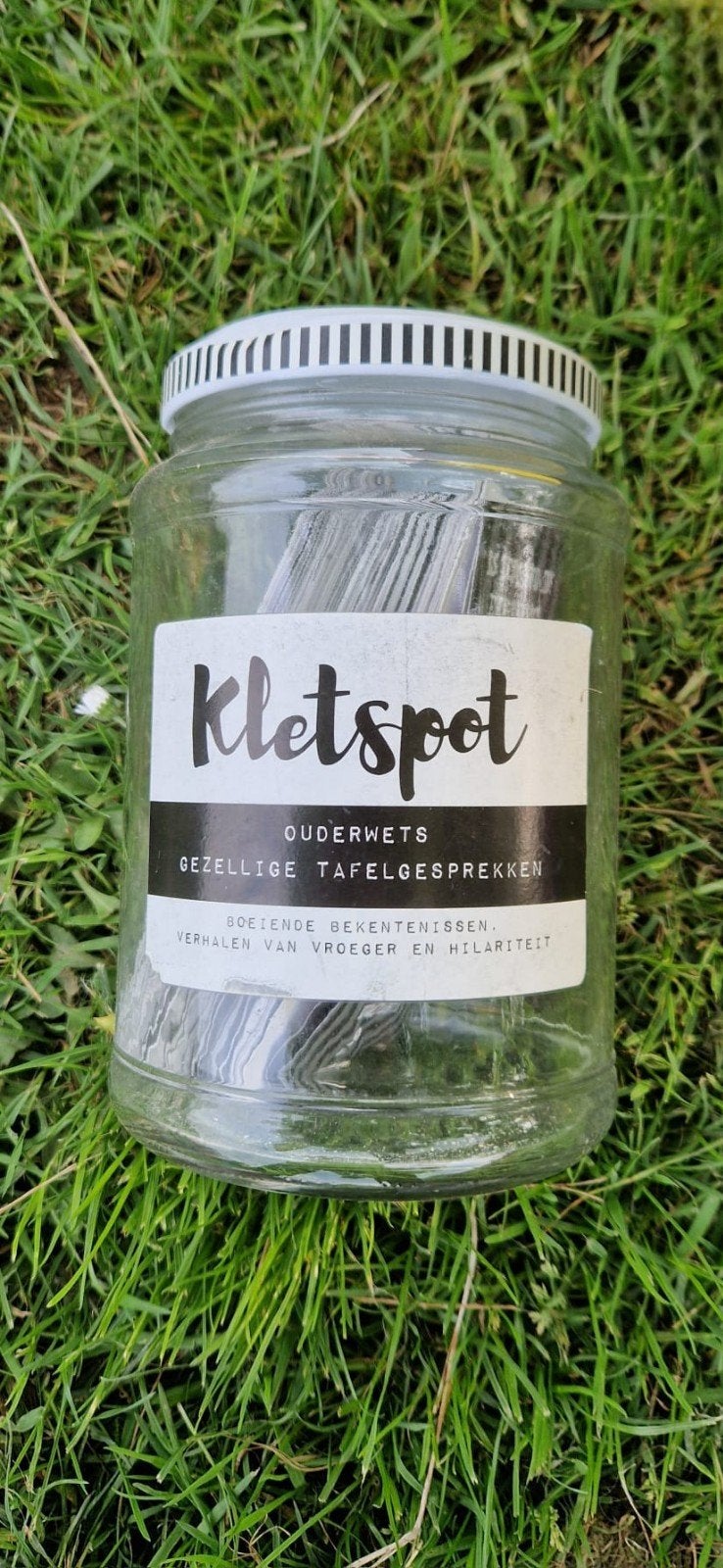 Kletspot: Ouderwets Gezellige Tafelgesprekken, Vijf spelers of meer, Ophalen, Zo goed als nieuw, Kletspot