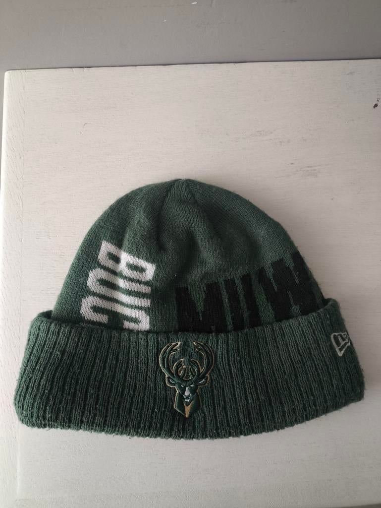 Milwaukee bucks beanie, Overige maten, Ophalen of Verzenden, New Era, Gedragen