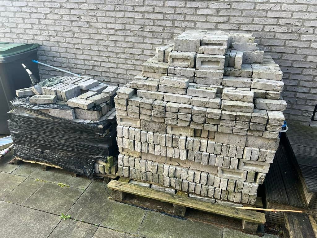 2 pallets vol stenen, Ophalen, Nieuw, Bakstenen