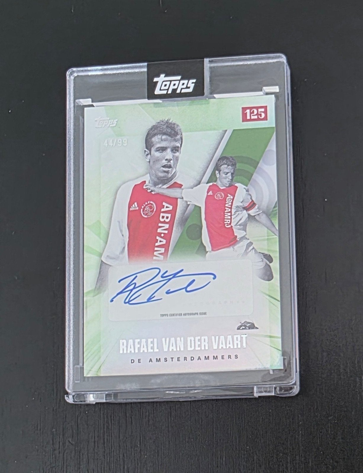 Rafael van der Vaart Topps Ajax 125 Anniversary, Verzamelen, Sportartikelen en Voetbal, Verzenden, Zo goed als nieuw, Ajax, Poster, Plaatje of Sticker