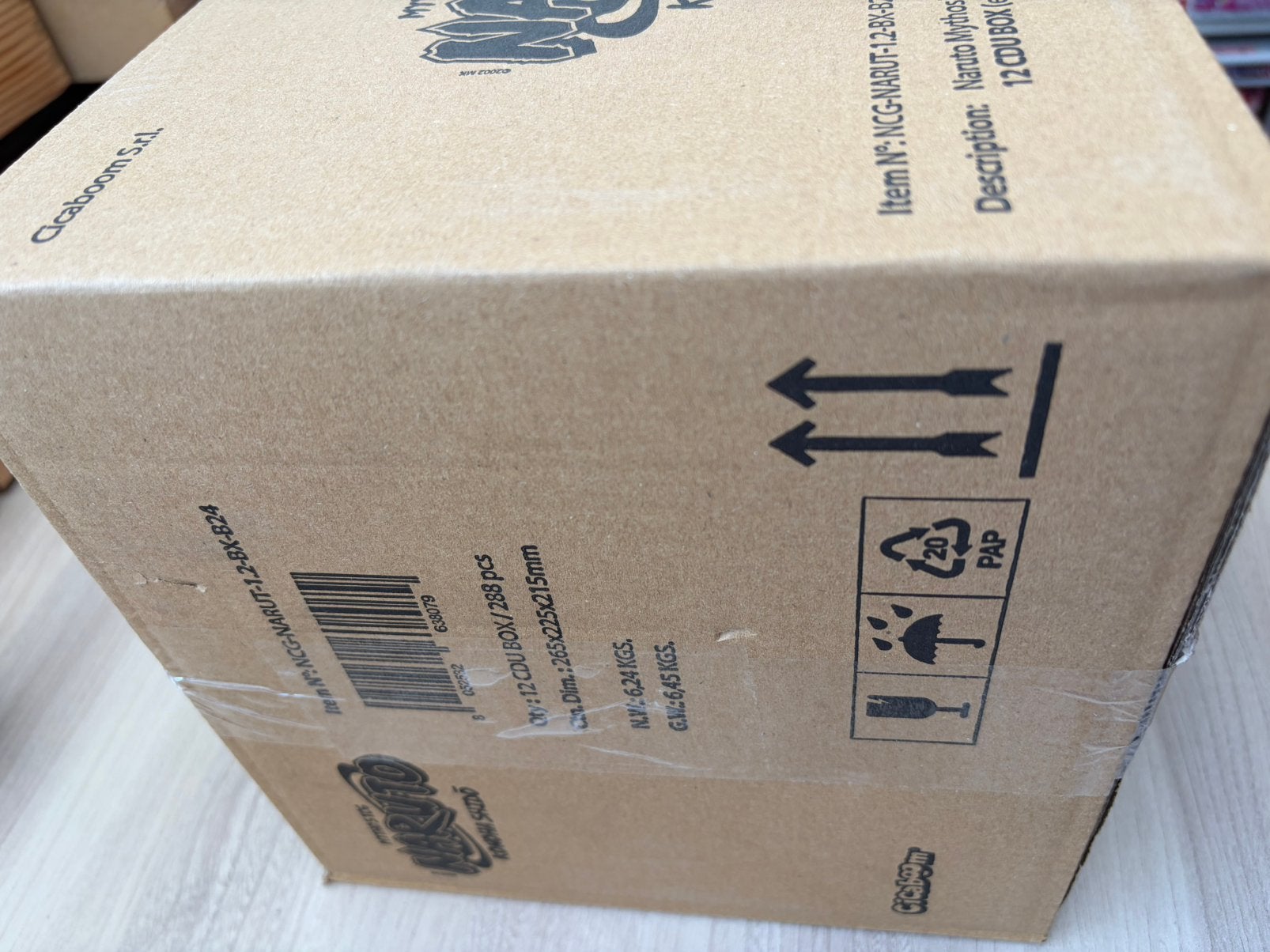 Naruto Mythos TCG 1.2  2nd Edition Case (12 Booster Boxes), Ophalen of Verzenden, Zo goed als nieuw