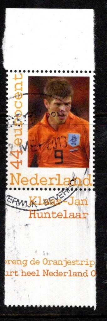 gestempelde zegel. Persoonlijke: voetballer uit serie van 25, Ophalen of Verzenden, Na 1940, Gestempeld