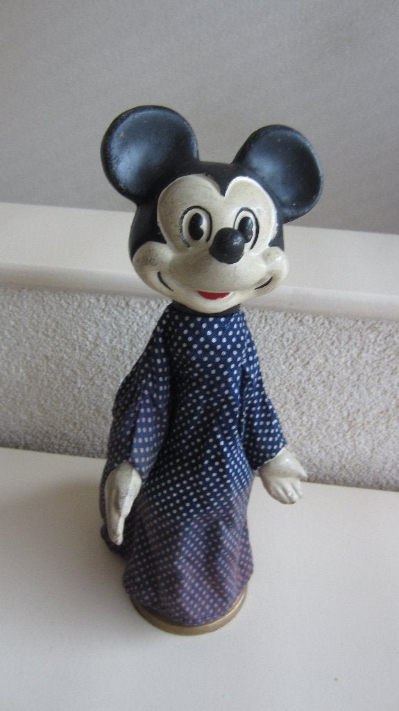 Mickey Mouse - antiek/oud poppenkast pop - Walt Disney, Ophalen