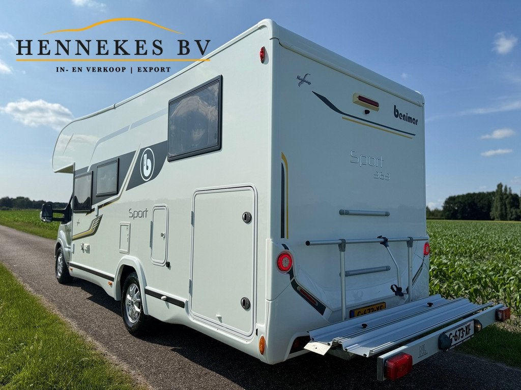 Benimar SPORT 363 170 pk automaat, Caravans en Kamperen, Campers, Automaat, Alkoof, Bedrijf, Diesel