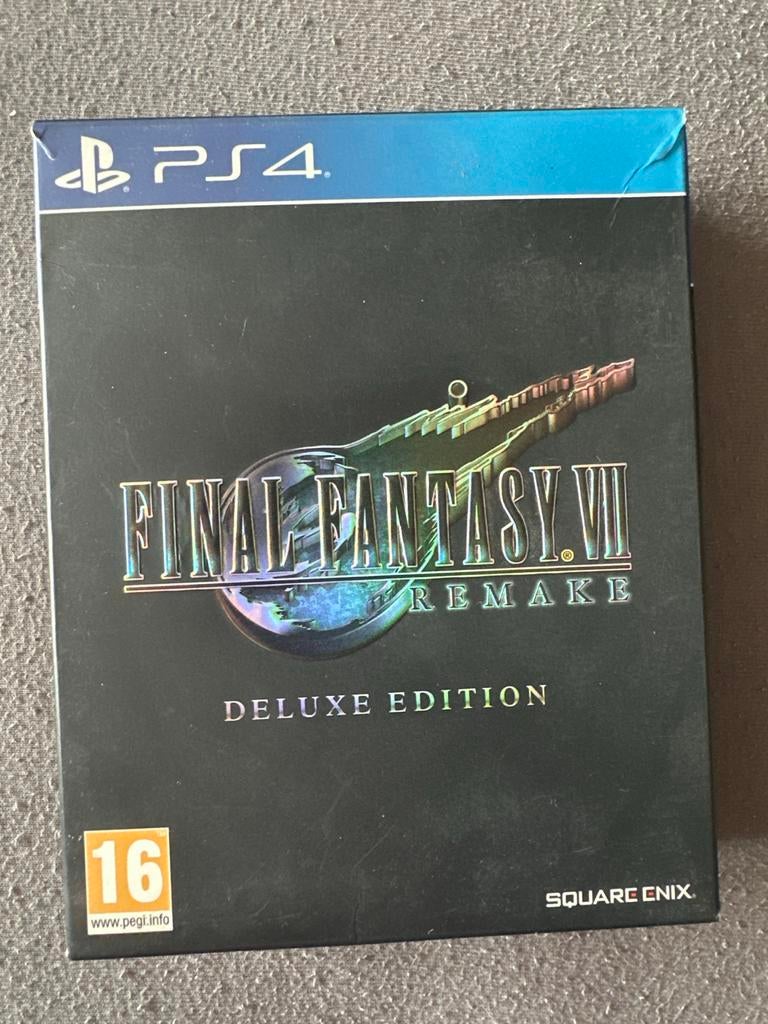 Final Fantasy VII Remake Deluxe Edition PS4, 1 speler, Ophalen of Verzenden, Zo goed als nieuw, Role Playing Game (Rpg)