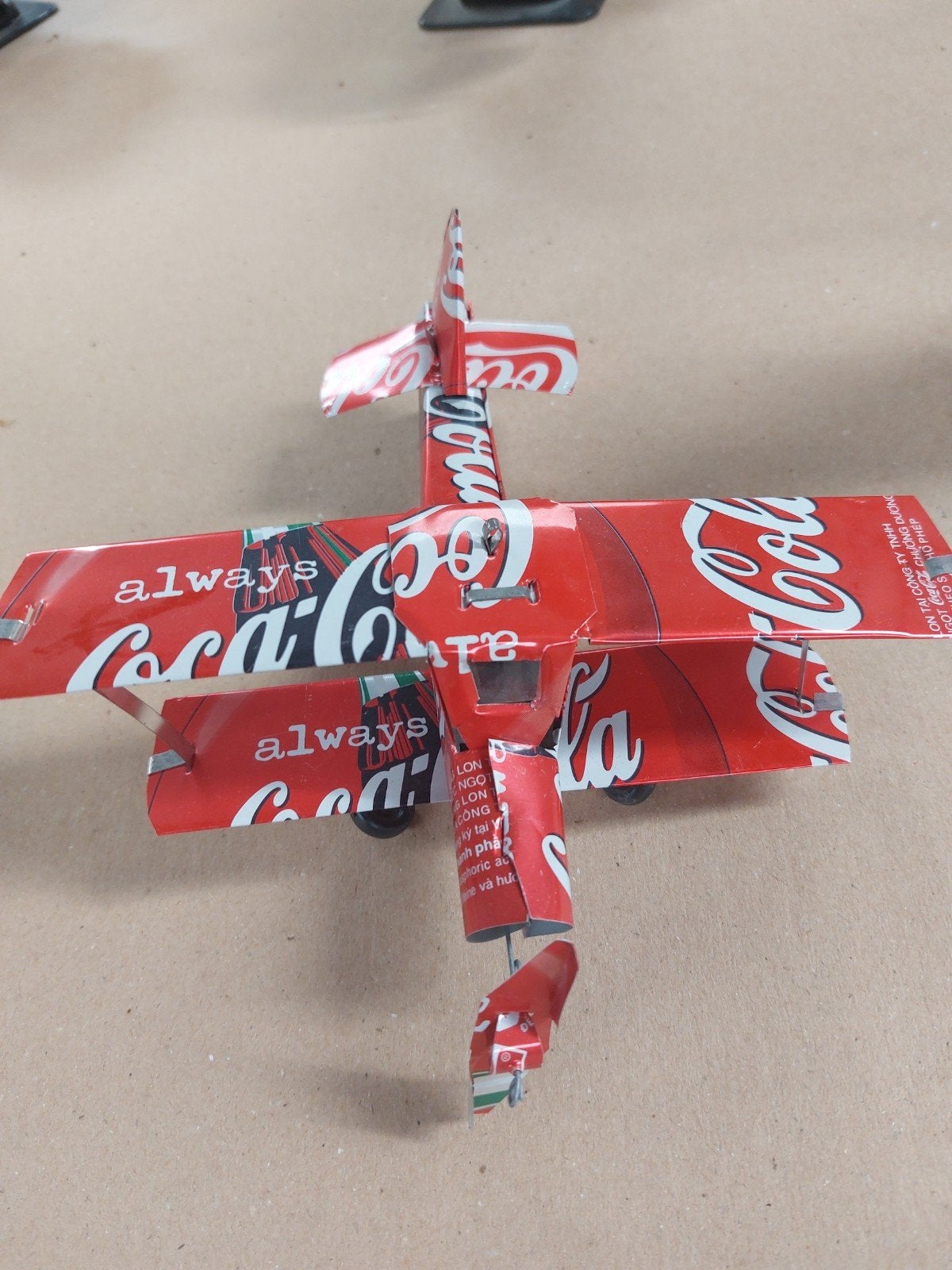COCA-COLA vliegtuigje, Verzamelen, Ophalen, Gebruiksvoorwerp