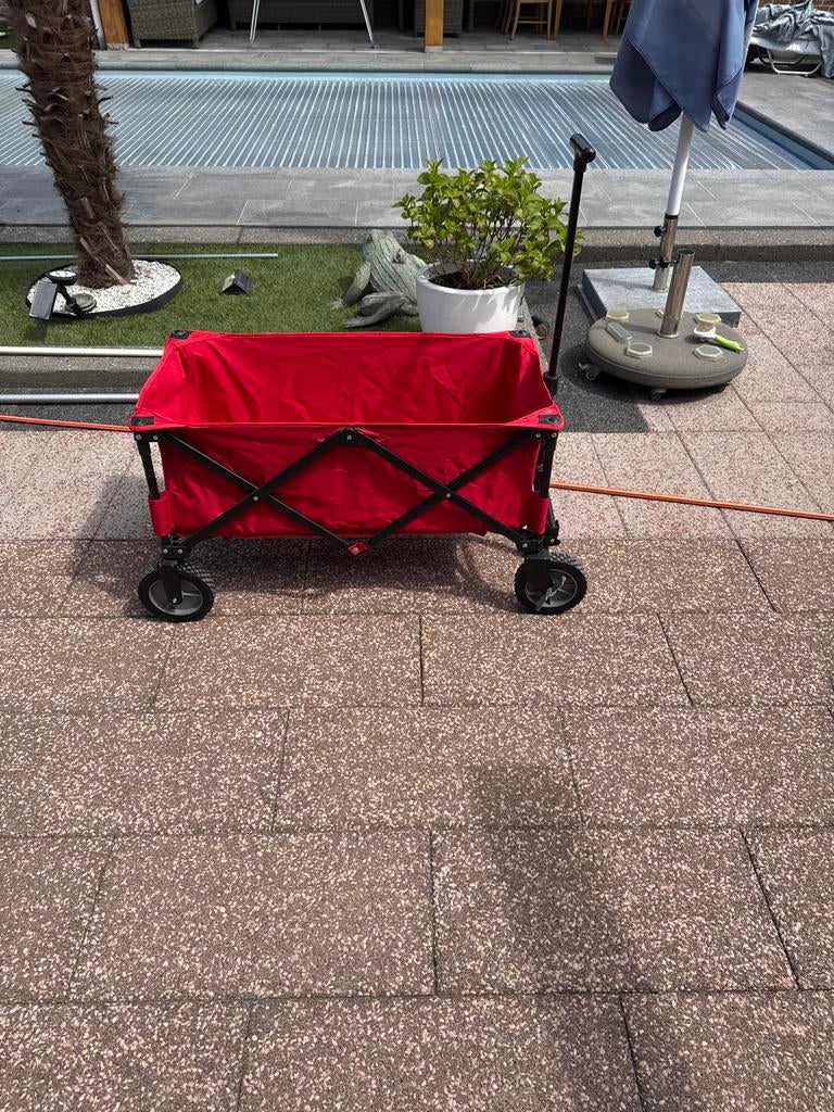Opvouwbare bolderkar - Ideaal voor strand en tuin, Ophalen, Opvouwbaar, Zo goed als nieuw