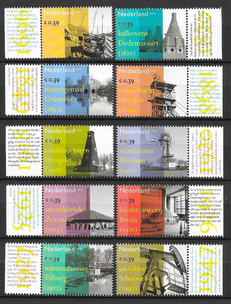 Nvph 2104-13 postfris cw 10,00, Ophalen of Verzenden