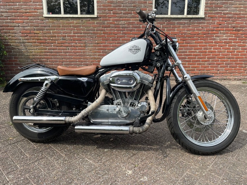 Harley davidson Sportster XL883 Custom Chopper, Motoren, Motoren | Harley-Davidson, 2 cilinders, Chopper, Gebruikt, 883 cc