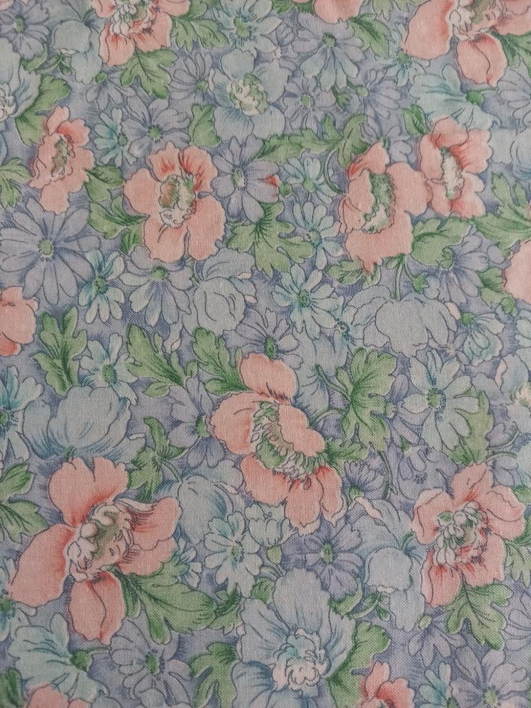 Quiltstof Peter Pan fabrics €5,- per meter., Blauw, Ophalen of Verzenden, 30 tot 120 cm, Katoen