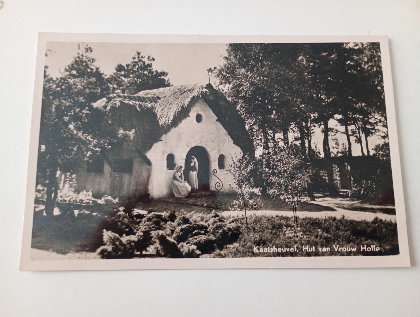 Kaatsheuvel Efteling Hut van Vrouw Holle, Ophalen of Verzenden, 1940 tot 1960, Ongelopen, Noord-Brabant