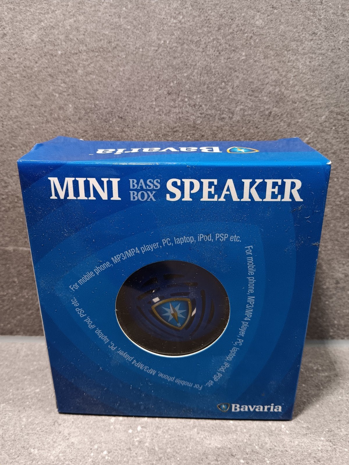 Nieuwe Bavaria Mini Bass Box Speaker - Draagbaar en Compact, Inclusief kabels, Nieuw, Draagbare speaker, Ophalen