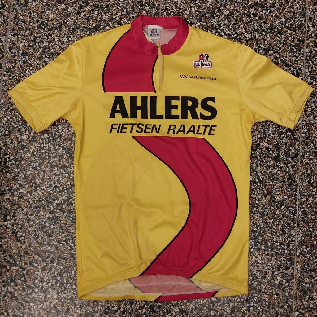Vintage wielrenshirt Salland Olst Ahlers Raalte retro, Ophalen of Verzenden, Gebruikt, Kleding