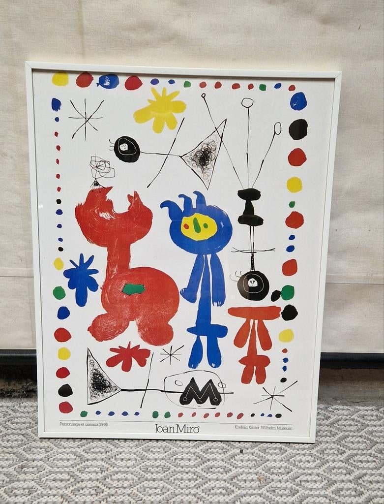poster joan miro krefeld kaiser  wilhelm museum, Ophalen