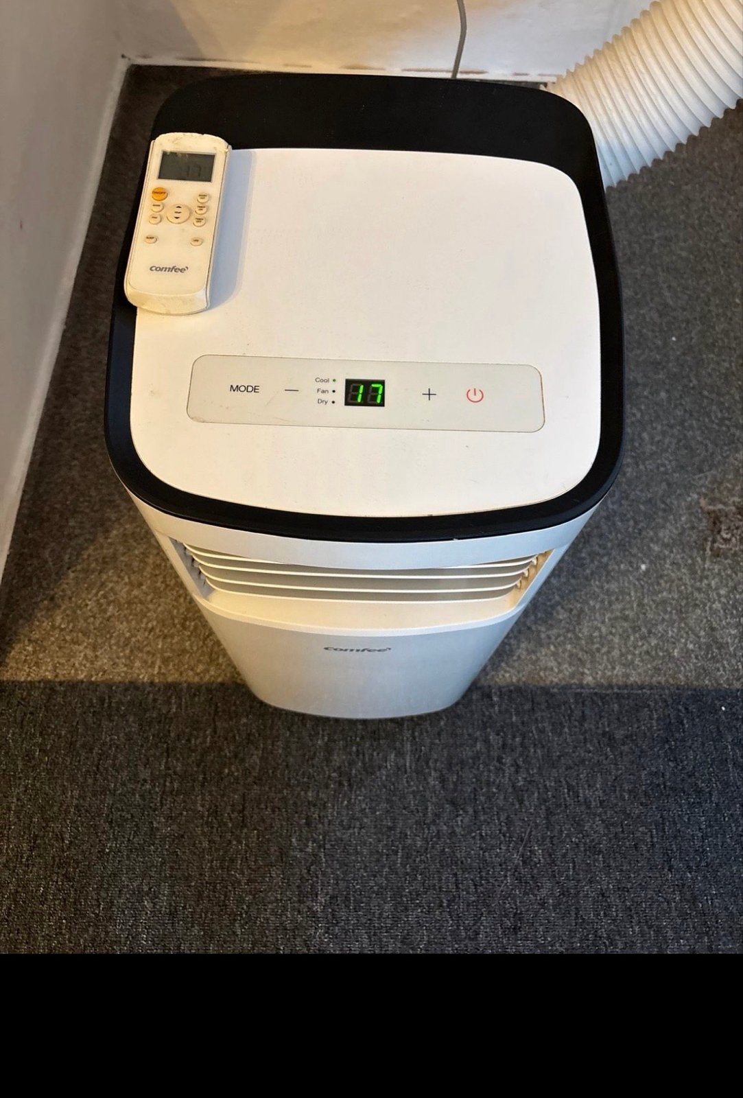 Comfee Mobiele Airco met 7000 btu, Ophalen, Minder dan 60 m³, 3 snelheden of meer, Zo goed als nieuw
