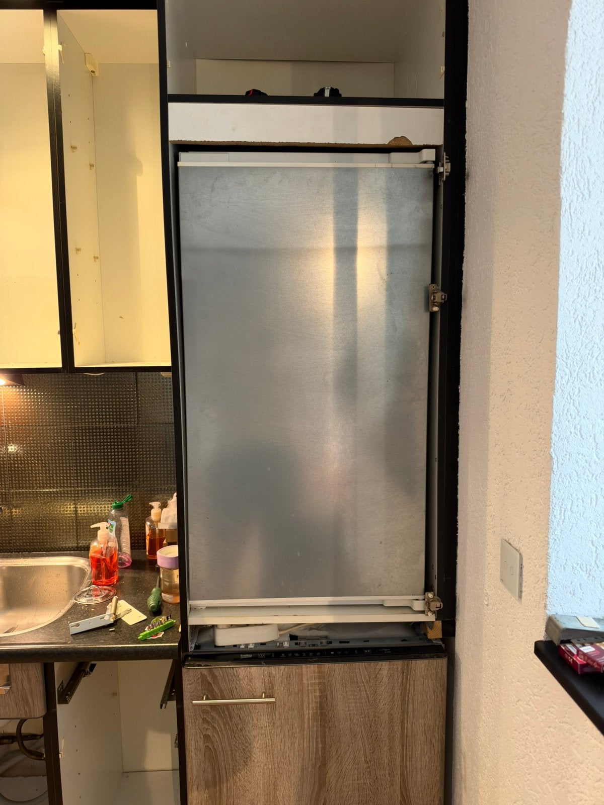 Inbouw koelkast siemens, Gebruikt, Minder dan 75 liter, 45 tot 60 cm, Met vriesvak