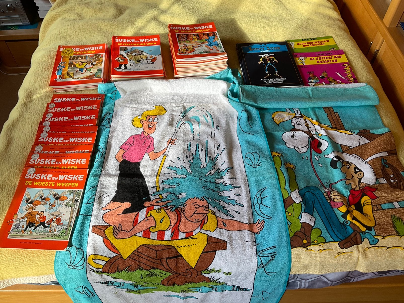 Suske en Wiske plus merch, Lucky Luke plus merch, Willy Vandersteen, Europa, Meerdere comics, Ophalen