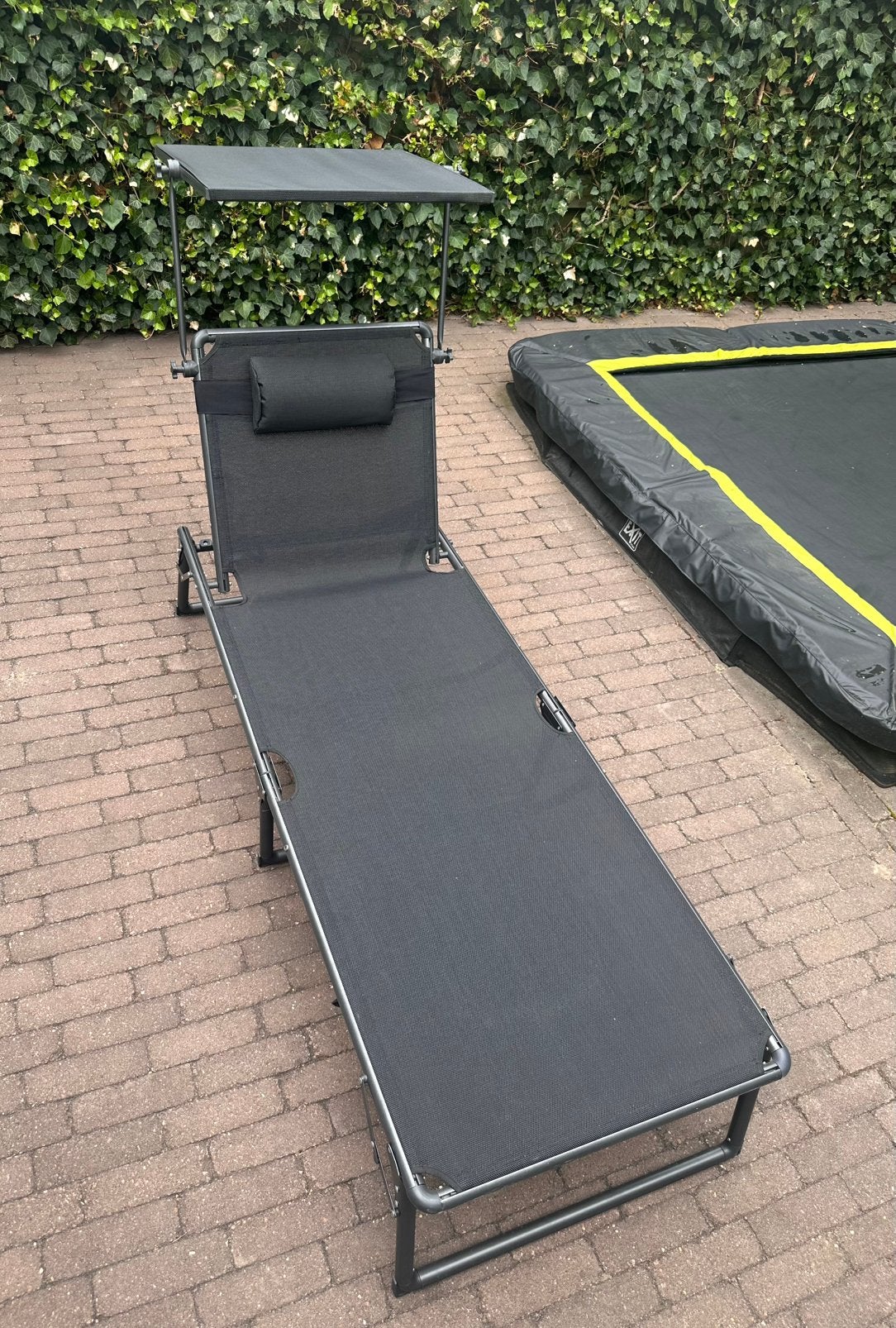 Livarno ligbed/zonnebed, Ophalen, Zo goed als nieuw, Aluminium