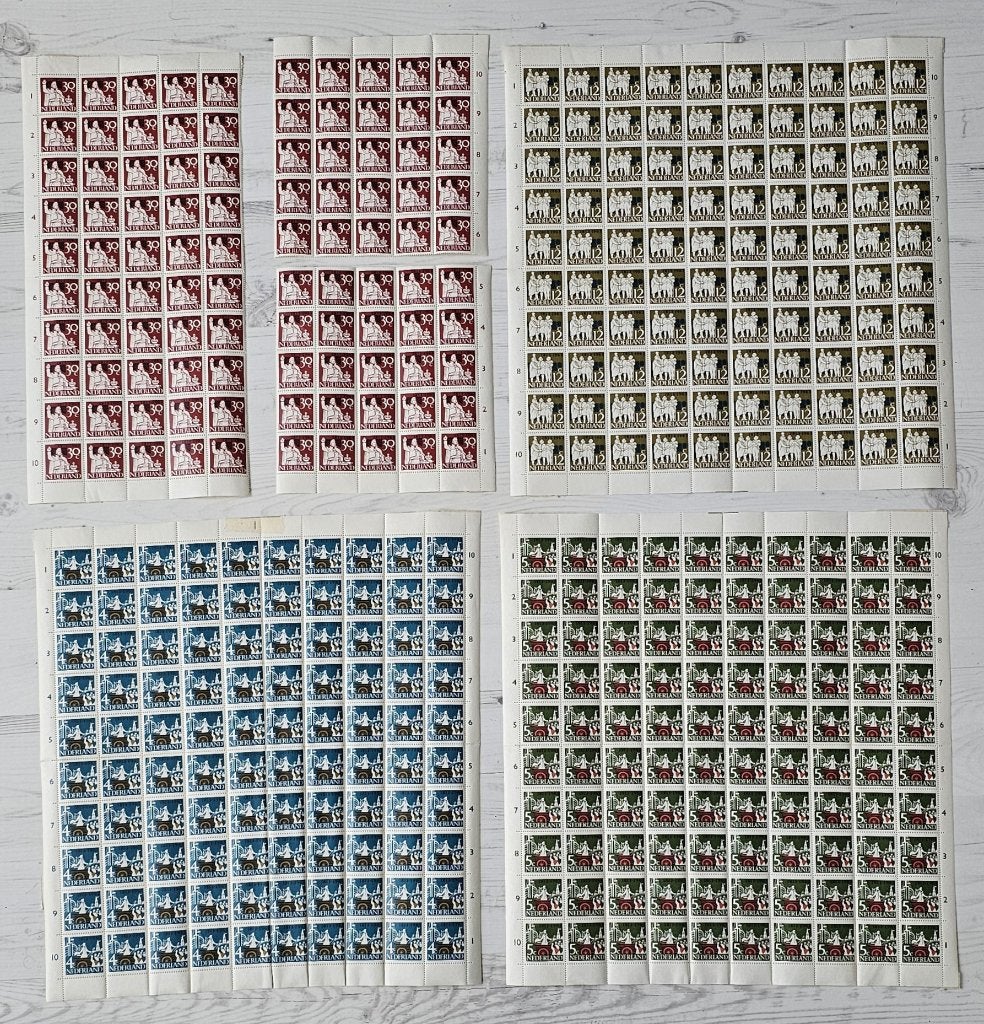 400 x 150 jaar Onafhankelijkheid postzegels Nederland 1963, Postzegels en Munten, Postzegels | Nederland, Verzenden, Na 1940, Postfris
