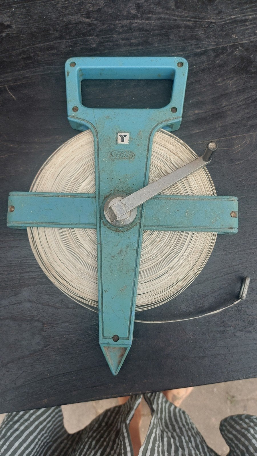 Meetband Stilon - Vintage meetlint, Doe-het-zelf en Verbouw, Meetapparatuur, Ophalen of Verzenden