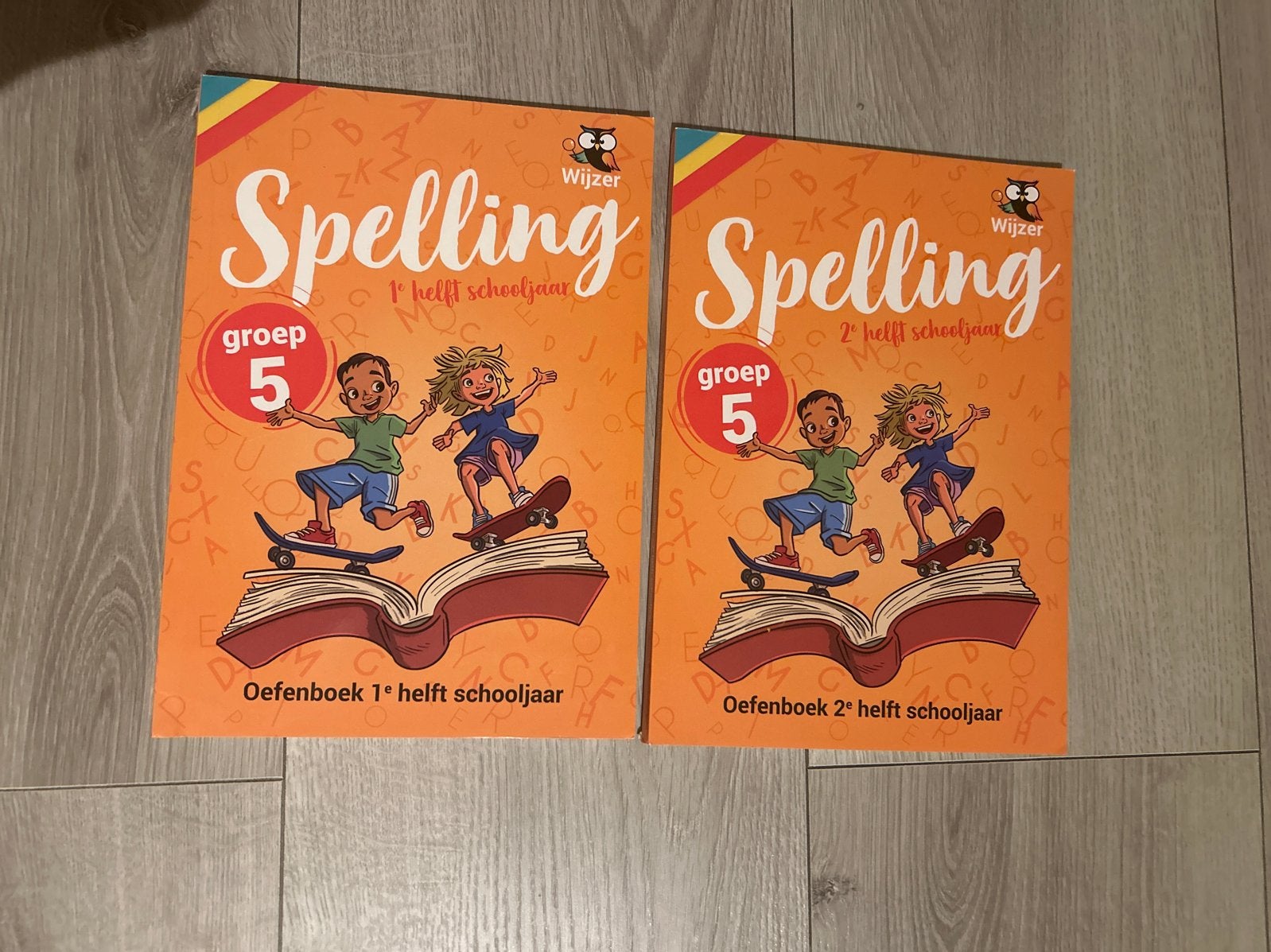 Spelling oefenboeken groep 5 - 1e en 2e helft schooljaar, Ophalen of Verzenden, Zo goed als nieuw, Overige niveaus, Nederlands