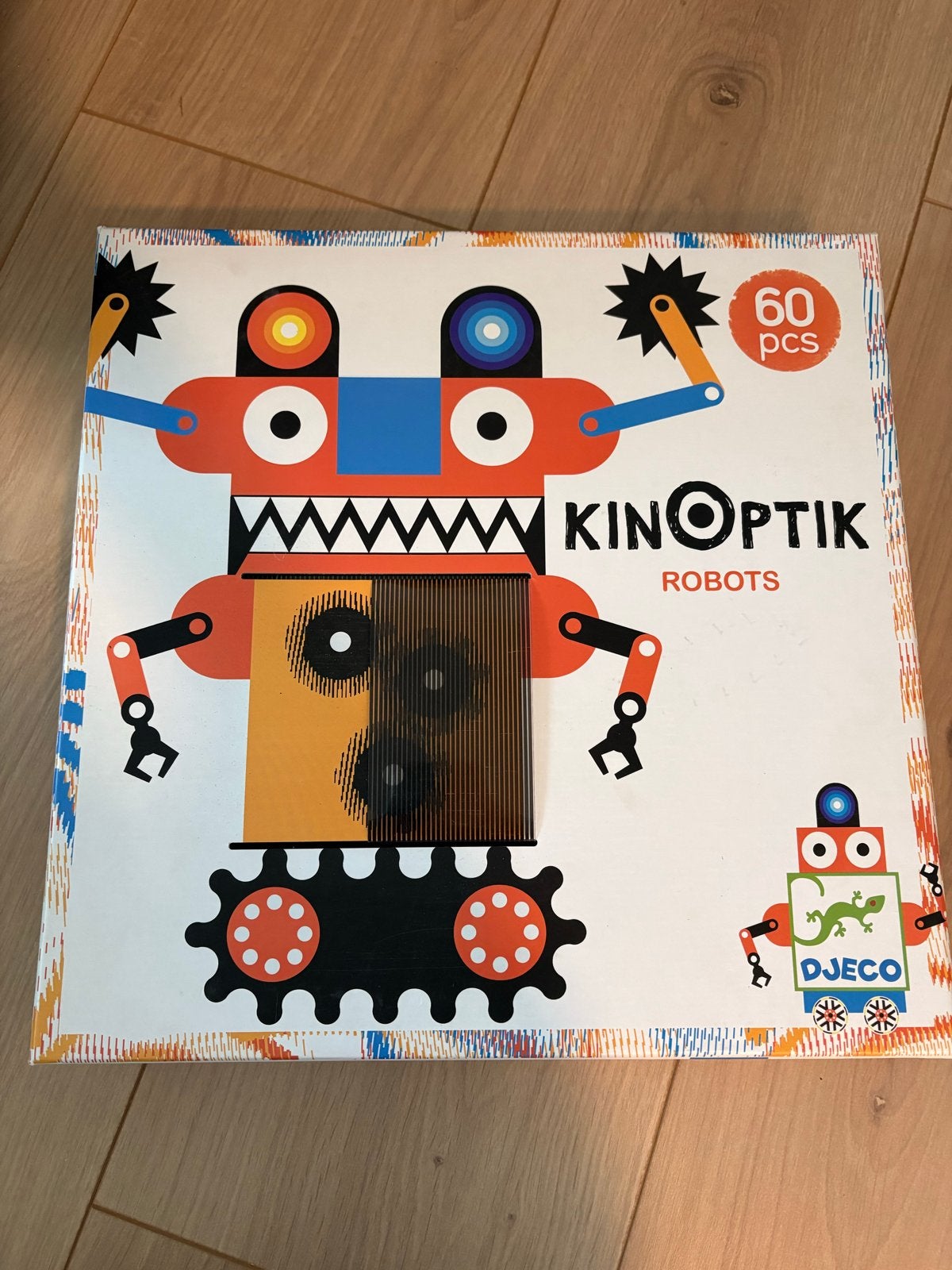Djeco Kinoptik Robots: Magische Beweging & Optische Illusies, Ophalen of Verzenden, Zo goed als nieuw, Overige merken