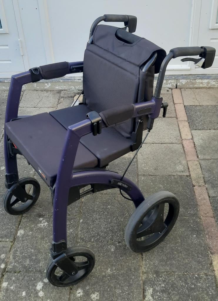 Rollator Rollz Motion 2 in 1 inclusief rolstoelpakket, Diversen, Ophalen, Opvouwbaar, Gebruikt